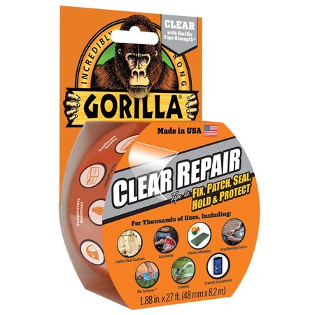 Gorilla Glue 27' Clear Heavy-Duty Repair Tape 6027002